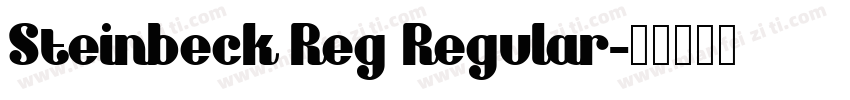 Steinbeck Reg Regular字体转换